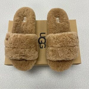 Original UGG Women's Cozetta Curly Slipper Chestnut -Size US 9 - UK 7 - EU 40-